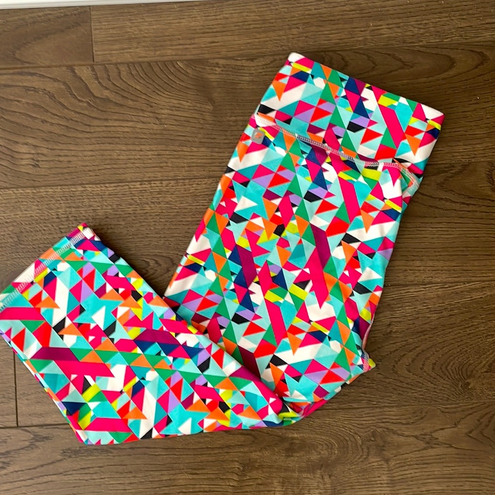 Bright cropped leggings